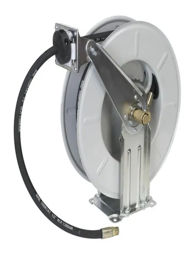 Aluminium And Pvc Auto Rewind Air Hose Reel, For Two Wheeler Garage  Equipment, Reel Length: 10 To 20 M at Rs 1550 in Mumbai